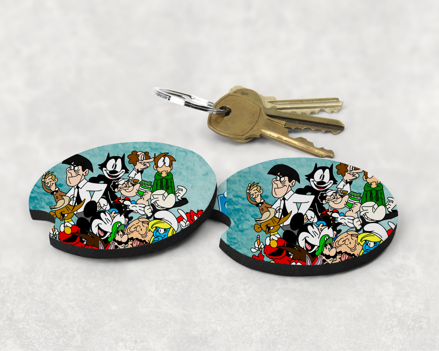 Cartoon Car Coaster 1