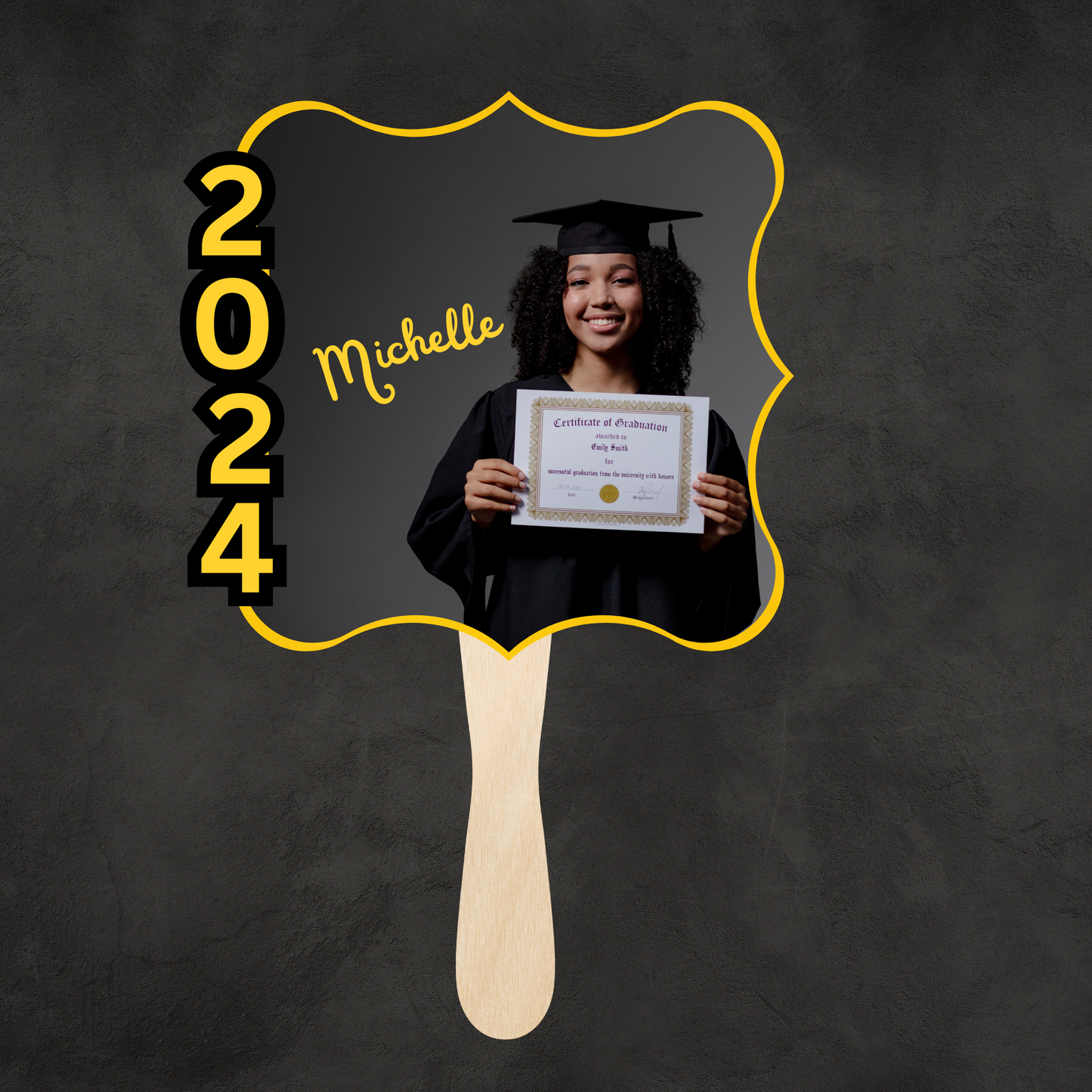 Set of 3 Graduation Fans